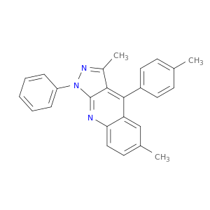 1H-Pyrazolo[3,4-b]quinoline, 3,6-dimethyl-4-(4-methylphenyl)-1-phenyl-