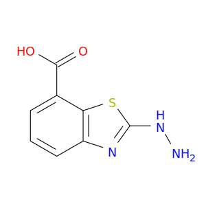 7-Benzothiazolecarboxylicacid, 2-hydrazinyl-
