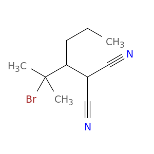 Propanedinitrile, [1-(1-bromo-1-methylethyl)butyl]-