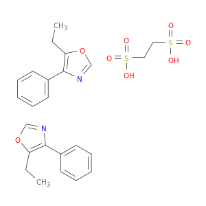 ethane-1,2-disulfonic acid- 5-ethyl-4-phenyl-1,3-oxazole(1:2)