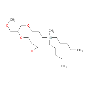 Silane, [3-[3-methoxy-2-(oxiranylmethoxy)propoxy]propyl]methyldipentyl-