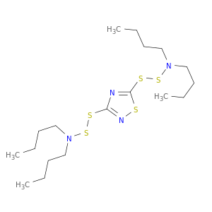 1-Butanamine, N,N'-[1,2,4-thiadiazole-3,5-diylbis(dithio)]bis[N-butyl-