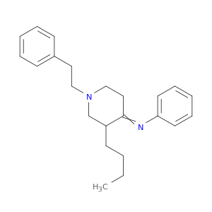 Benzenamine, N-[3-butyl-1-(2-phenylethyl)-4-piperidinylidene]-