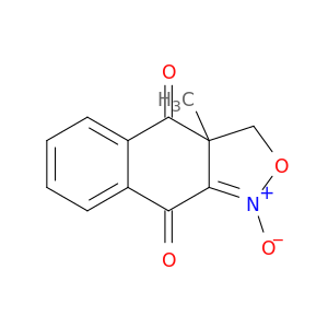 Naphth[2,3-c]isoxazole-4,9-dione, 3,3a-dihydro-3a-methyl-, 1-oxide