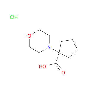 1-(morpholin-4-yl)cyclopentane-1-carboxylic acid hydrochloride