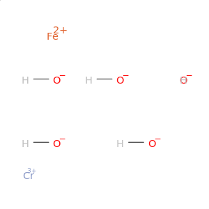 Chromium iron hydroxide