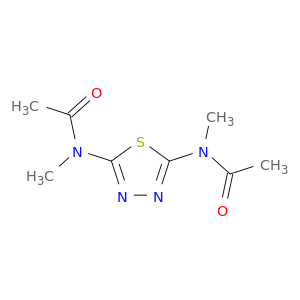 Acetamide, N,N'-1,3,4-thiadiazole-2,5-diylbis[N-methyl-