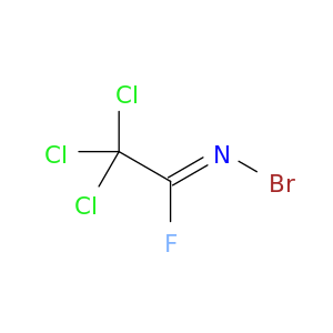 Ethanimidoyl fluoride, N-bromo-2,2,2-trichloro-, (Z)-