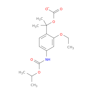 Carbonic acid, 2-ethoxy-4-[[(1-methylethoxy)carbonyl]amino]phenyl1-methylethyl ester