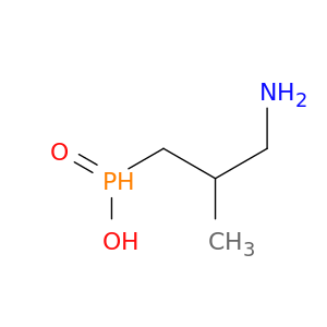 Phosphinic acid, (3-amino-2-methylpropyl)-
