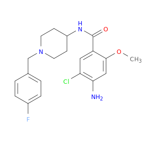 4-氨基-5-氯-N-[1-[(4-氟苯基)甲基]-4-哌啶基]-2-甲氧基苯甲酰胺