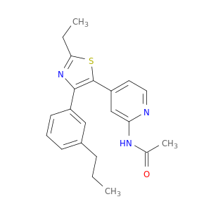 N-[4-[2-ETHYL-4-(3-PROPYLPHENYL)-1,3-THIAZOL-5-YL]-2-PYRIDYL]ACETAMIDE