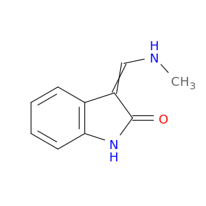 2H-Indol-2-one, 1,3-dihydro-3-[(methylamino)methylene]-