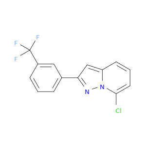 Pyrazolo[1,5-a]pyridine,7-chloro-2-[3-(trifluoromethyl)phenyl]-