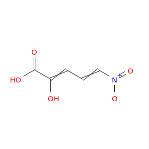 2,4-Pentadienoic acid, 2-hydroxy-5-nitro-