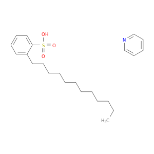 Benzenesulfonic acid, dodecyl-, compd. with pyridine (1:1)