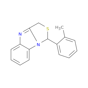 1H,3H-Thiazolo[3,4-a]benzimidazole,1-(2-methylphenyl)-
