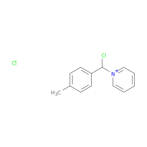 Pyridinium, 1-[chloro(4-methylphenyl)methyl]-, chloride