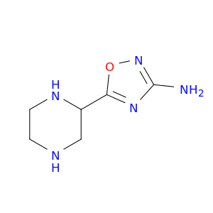 1,2,4-Oxadiazol-3-amine,5-(2-piperazinyl)-