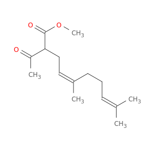 4,8-Decadienoic acid, 2-acetyl-5,9-dimethyl-, methyl ester, (Z)-