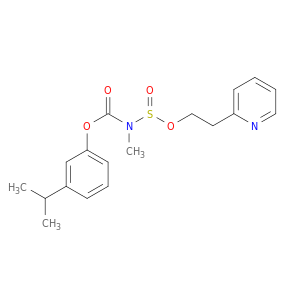 METHYL((2-(PYRIDIN-2-YL)ETHOXY)SULFINYL)CARBAMIC ACID 3-(ISOPROPYL)PHENYL ESTER