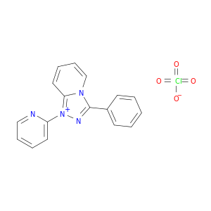 1,2,4-Triazolo[4,3-a]pyridinium, 3-phenyl-1-(2-pyridinyl)-, perchlorate