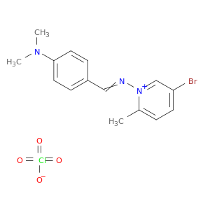 4-[(E)-(5-BROMO-2-METHYL-PYRIDIN-1-YL)IMINOMETHYL]-N,N-DIMETHYL-ANILIN E PERCHLORATE