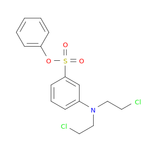 N,N-BIS(2-CHLOROETHYL)-3-PHENOXYSULFONYL-ANILINE