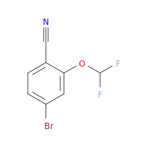 4-bromo-2-(difluoromethoxy)benzonitrile