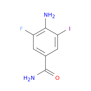 4-Amino-3-fluoro-5-iodobenzamide