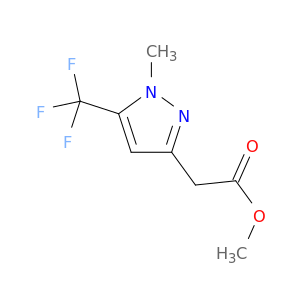 1H-Pyrazole-3-acetic acid, 1-methyl-5-(trifluoromethyl)-, methyl ester