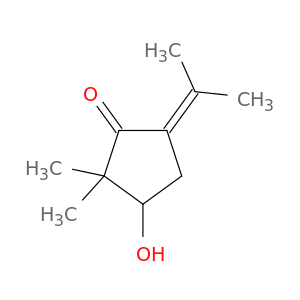 Cyclopentanone, 3-hydroxy-2,2-dimethyl-5-(1-methylethylidene)-