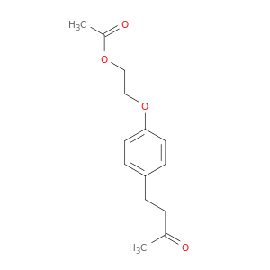 2-[4-(3-oxobutyl)phenoxy]ethyl acetate