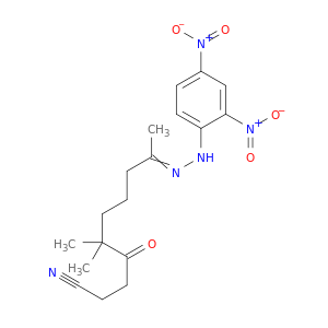 Decanenitrile, 9-[(2,4-dinitrophenyl)hydrazono]-5,5-dimethyl-4-oxo-