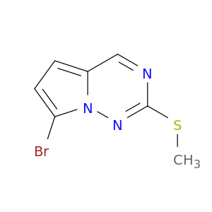 7-溴-2-(甲硫基)吡咯[2,1-f][1,2,4]三嗪