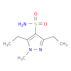 3,5-diethyl-1-methyl-1H-pyrazole-4-sulfonamide