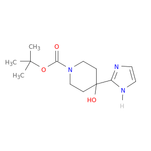 叔-丁基 4-羟基-4-(1H-咪唑-2-基)哌啶-1-甲酸基酯