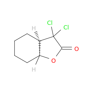 2(3H)-Benzofuranone, 3,3-dichlorohexahydro-, cis-