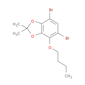1,3-Benzodioxole, 5,7-dibromo-4-butoxy-2,2-dimethyl-
