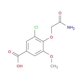 4-(Carbamoylmethoxy)-3-Chloro-5-Methoxybenzoic Acid