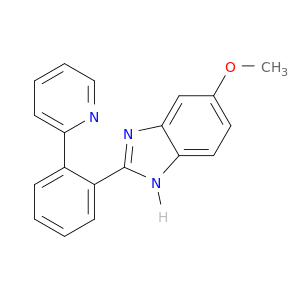 1H-Benzimidazole, 5-methoxy-2-[2-(2-pyridinyl)phenyl]-