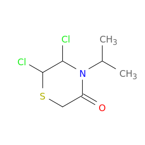 3-Thiomorpholinone, 5,6-dichloro-4-(1-methylethyl)-