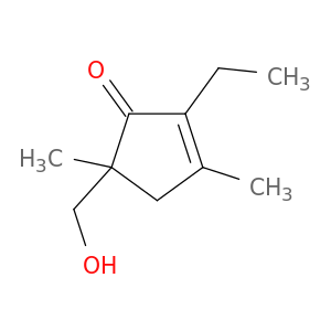 2-Cyclopenten-1-one, 2-ethyl-5-(hydroxymethyl)-3,5-dimethyl-