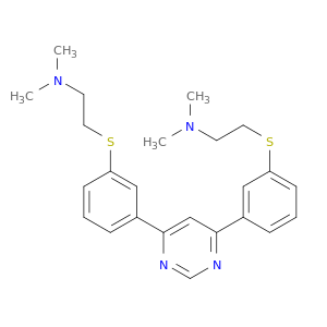 Ethanamine,2,2'-[4,6-pyrimidinediylbis(3,1-phenylenethio)]bis[N,N-dimethyl- (9CI)