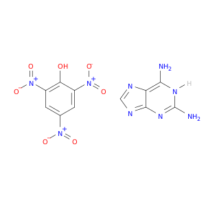 1H-Purine-2,6-diamine, compd. with 2,4,6-trinitrophenol