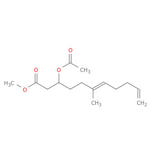 6,10-Undecadienoic acid, 3-(acetyloxy)-6-methyl-, methyl ester, (6E)-