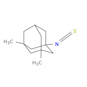 TRICYCLO[3.3.1.13,7]DECANE, 1-ISOTHIOCYANATO-3,5-DIMETHYL-