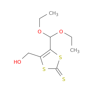 1,3-Dithiole-2-thione, 4-(diethoxymethyl)-5-(hydroxymethyl)-