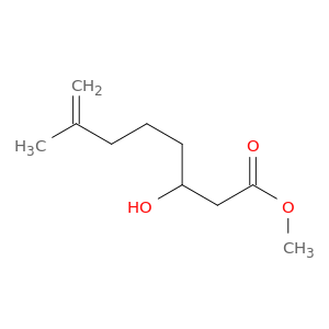 7-Octenoic acid, 3-hydroxy-7-methyl-, methyl ester