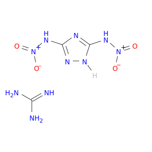 Guanidine, compd. with N,N'-dinitro-1H-1,2,4-triazole-3,5-diamine (1:1)